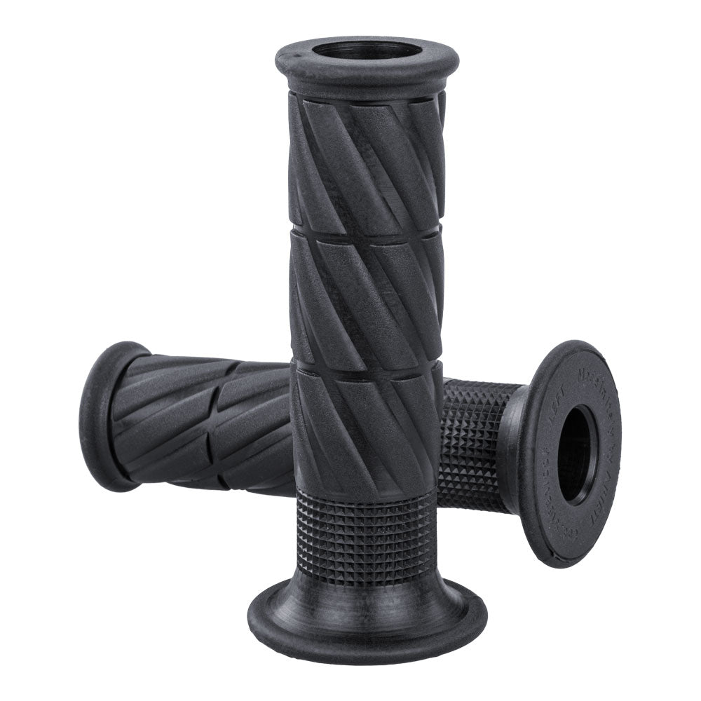 ARIETE Road Grips Super Soft YAMAHA Style Black 125mm O/End