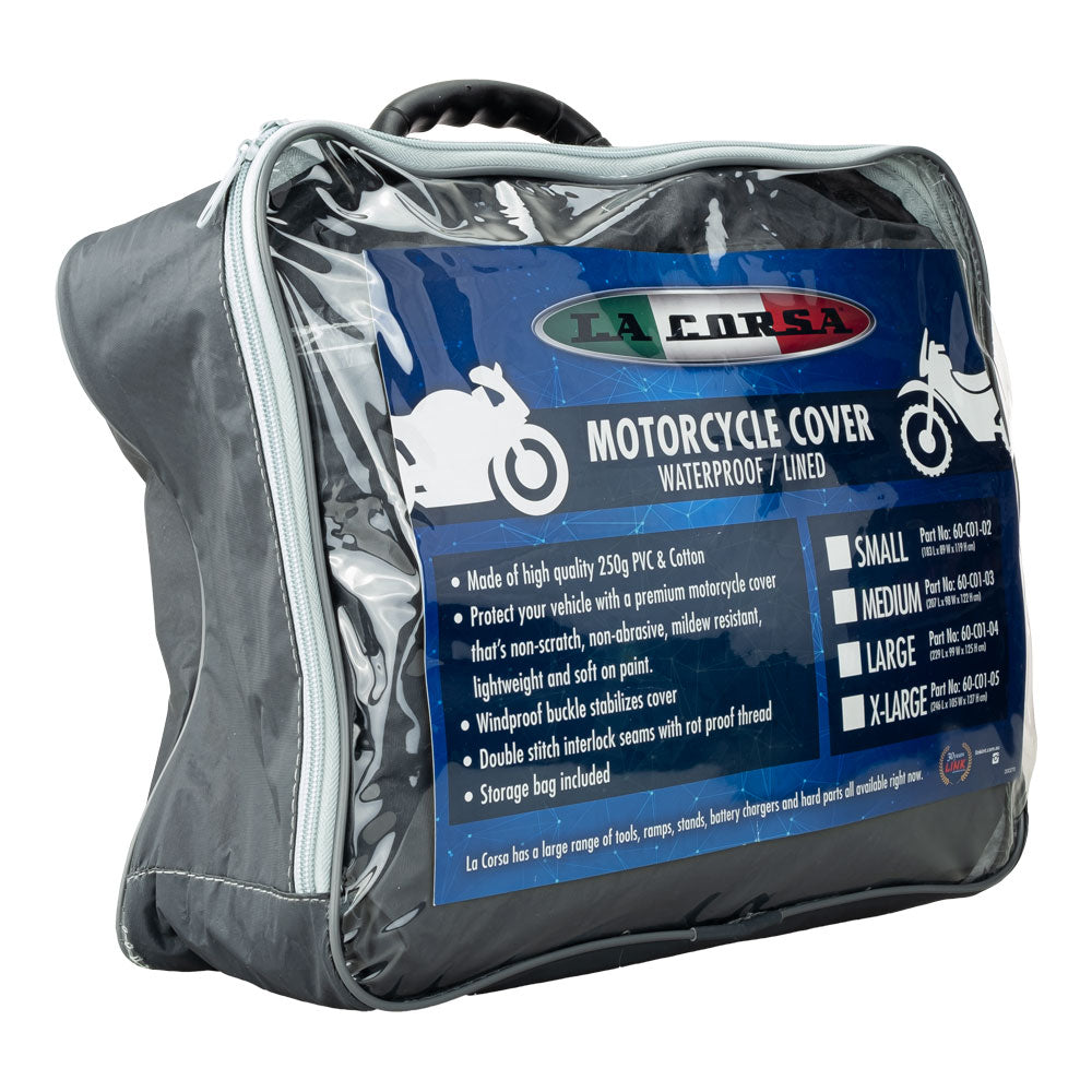 LA CORSA Motorcycle Cover Waterproof L