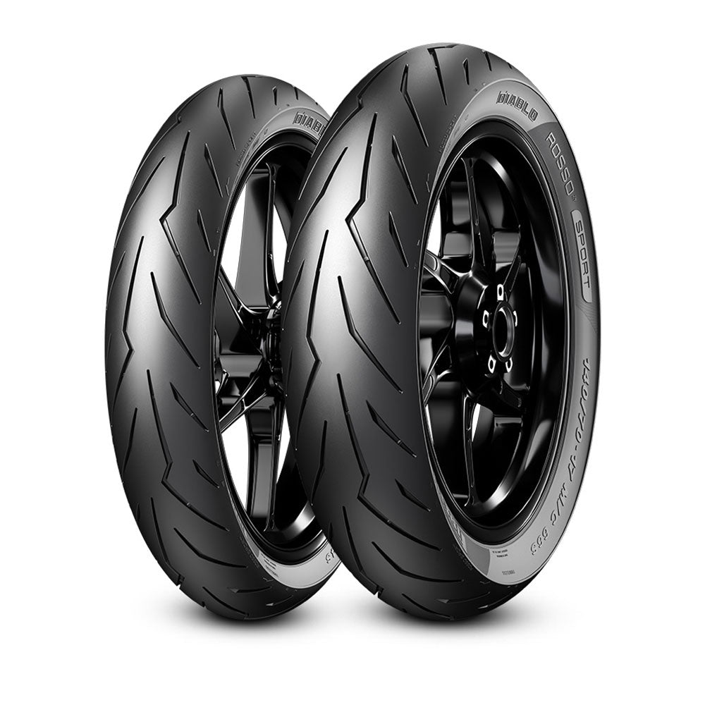 80/80-14 Rosso Sport Scooter TL 43S Front/Rear