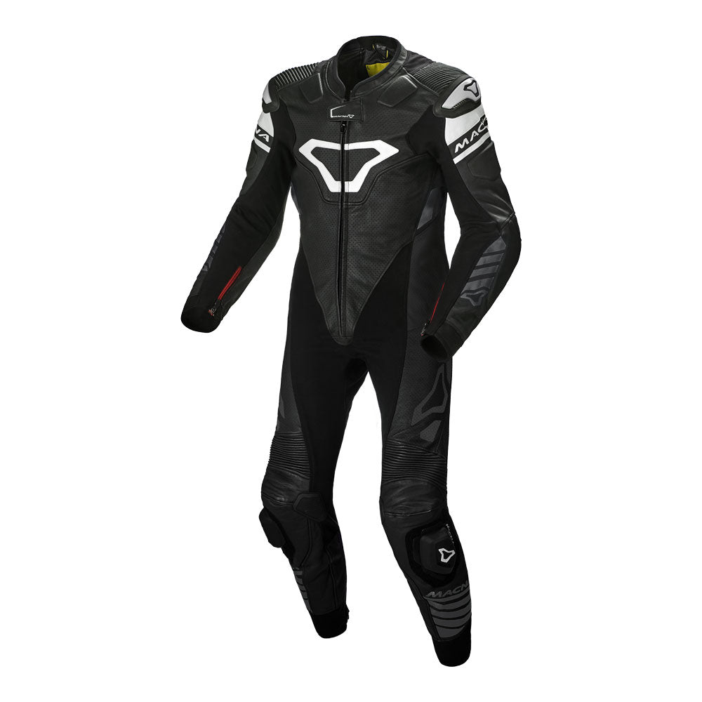 MACNA Suit Tracktix 1pc Black/White 56 2XL*