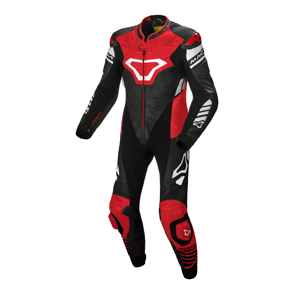 MACNA Suit Tracktix 1pc Black/Red/White 54 XL*