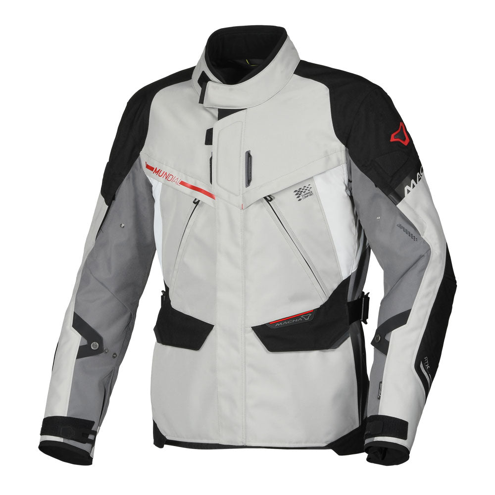 MACNA Jacket Mundial Black/Grey/Red L