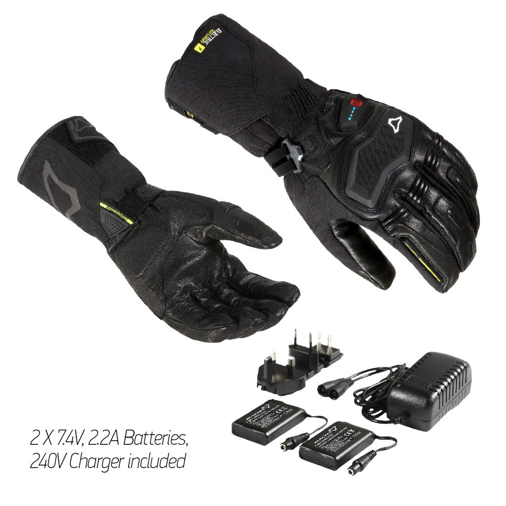MACNA Heated Gloves Ion Battery Operated Black XL*