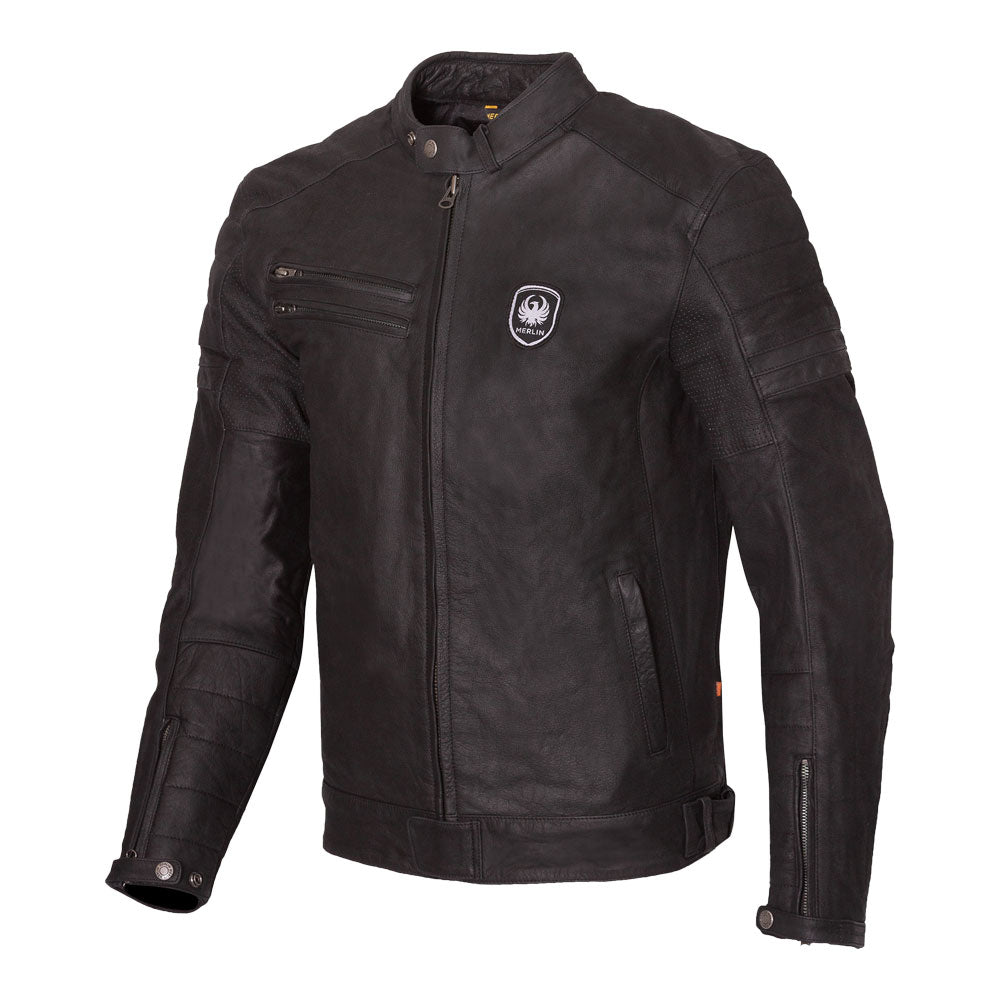 MERLIN Jacket Alton II D3O Leather Black 38 S