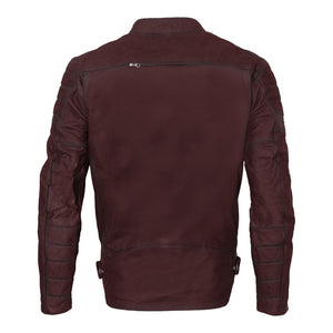 MERLIN Jacket Alton II D3O Leather Oxblood 40 M