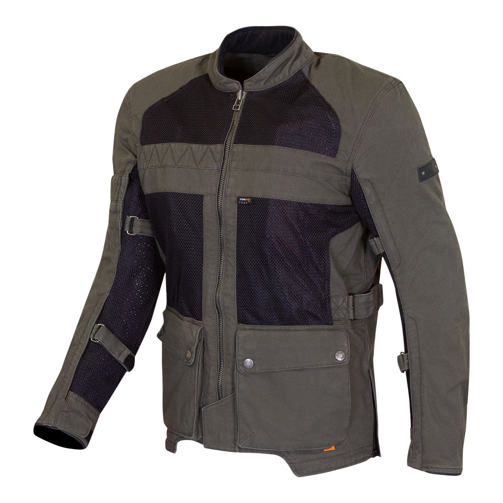 MERLIN Jacket Mahala Raid Black/Olive 48 3XL*