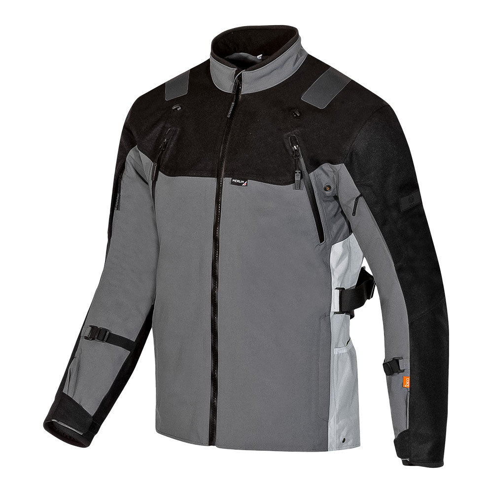 MERLIN Jacket Navar Laminated D3O Black/Grey XL^
