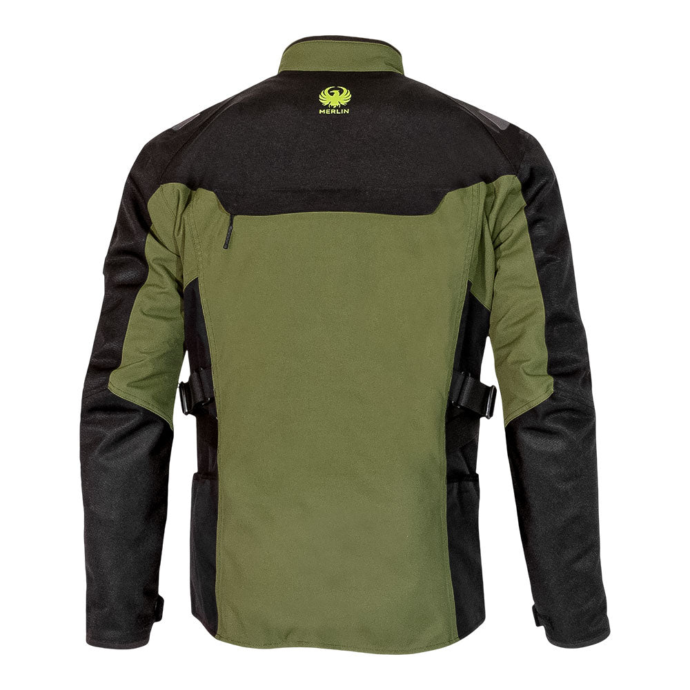 MERLIN Jacket Navar Laminated D3O Black/Dark Green 4XL^