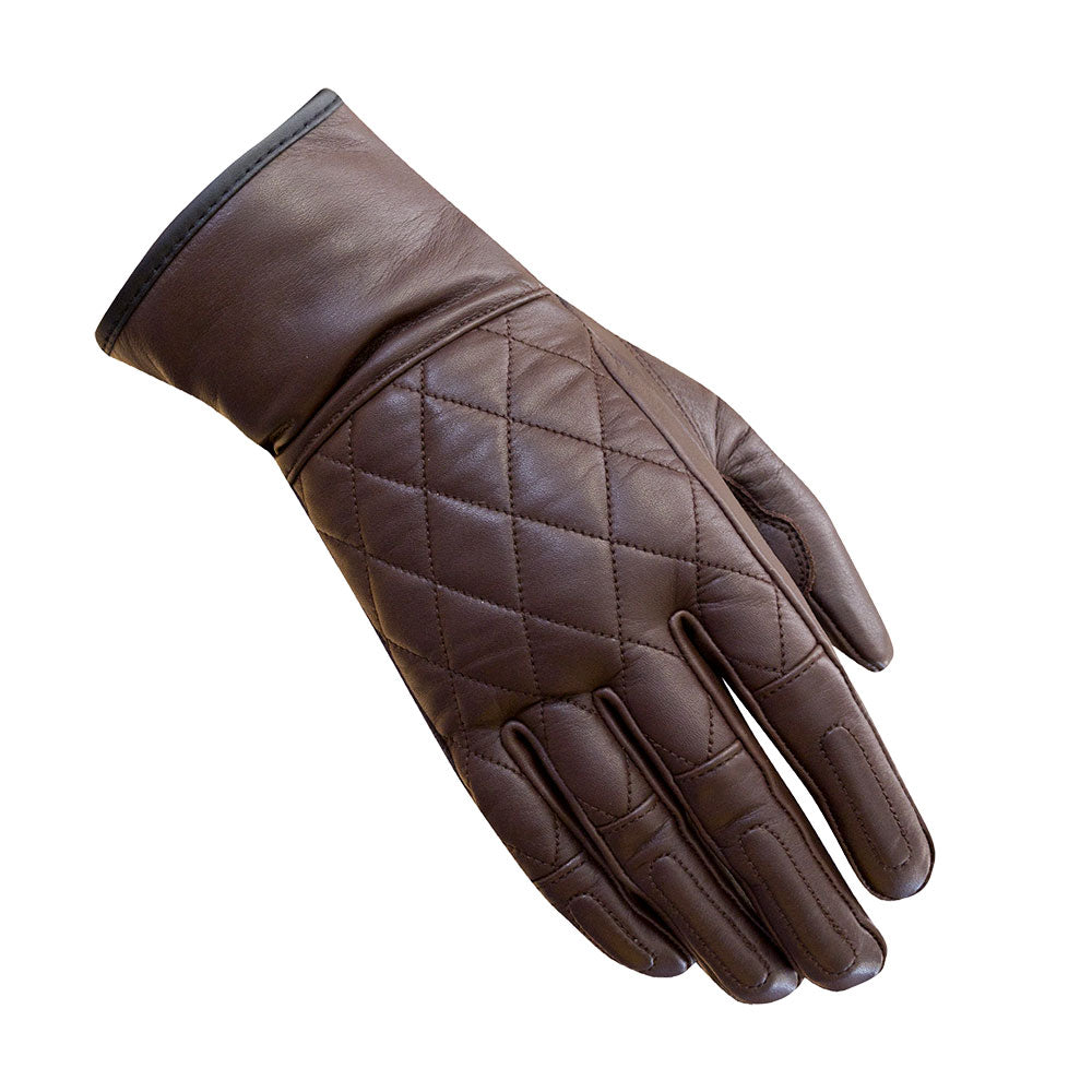 MERLIN Gloves Salt Leather Ladies Brown XL*