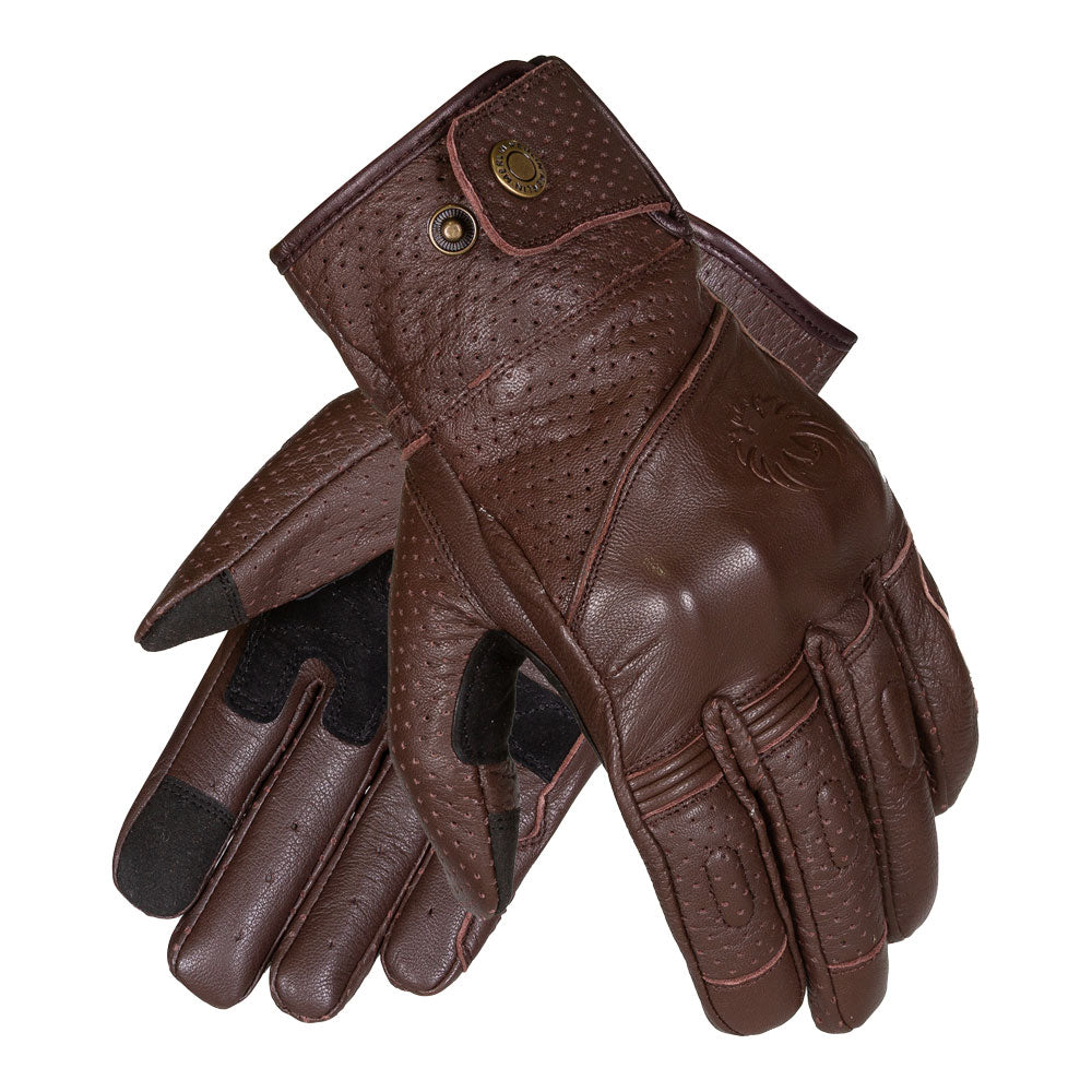 MERLIN Gloves Legacy D3O Leather Dark Brown L