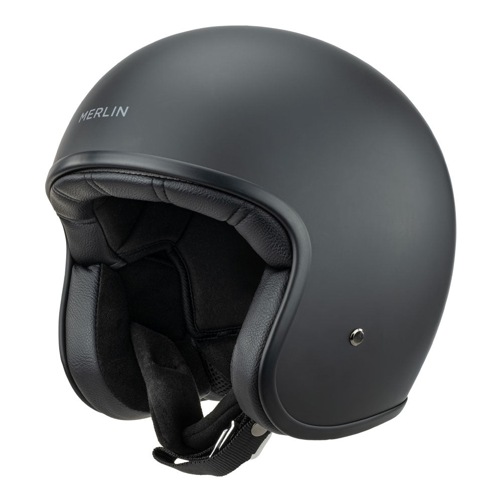 MERLIN Helmet Blackbird Matt Black S