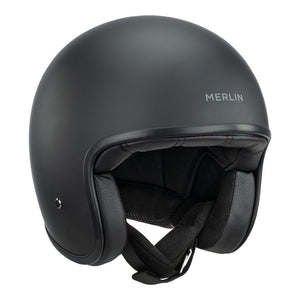 MERLIN Helmet Blackbird Matt Black L