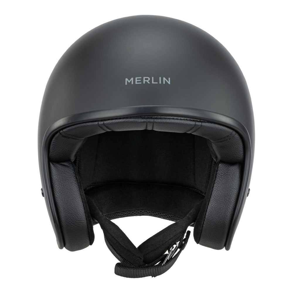 MERLIN Helmet Blackbird Matt Black L