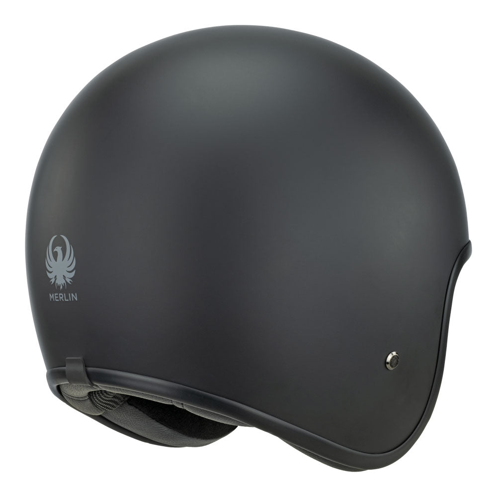 MERLIN Helmet Blackbird Matt Black L