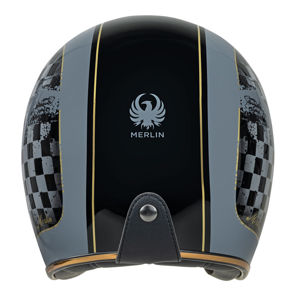 MERLIN Helmet Blackbird Racer Black S
