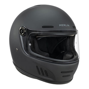 MERLIN Helmet Revival Matt Black L