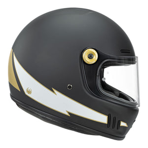 MERLIN Helmet Revival Flash Matt Black M