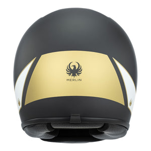 MERLIN Helmet Revival Flash Matt Black L