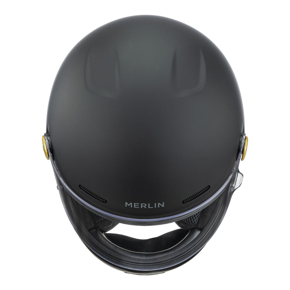 MERLIN Helmet Revival Flash Matt Black L