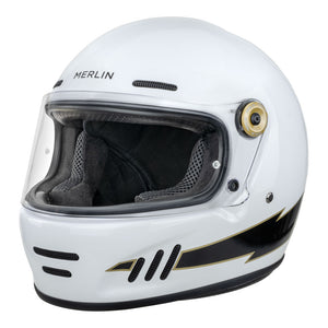 MERLIN Helmet Revival Flash Optic White L