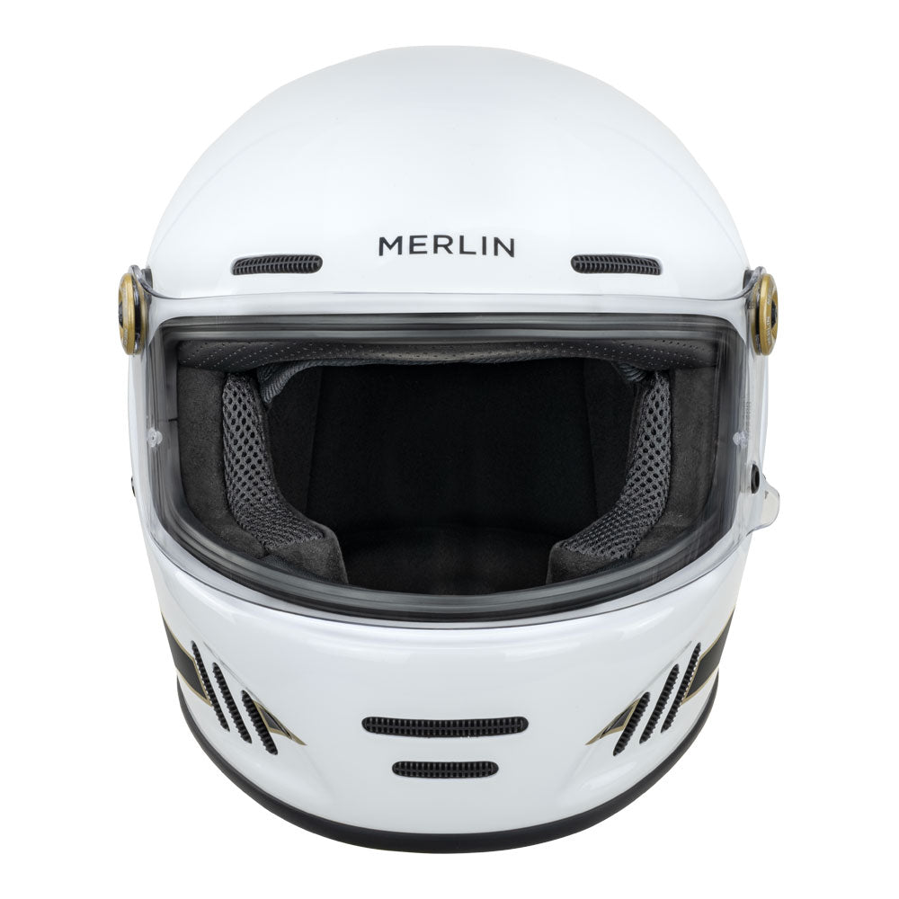MERLIN Helmet Revival Flash Optic White L