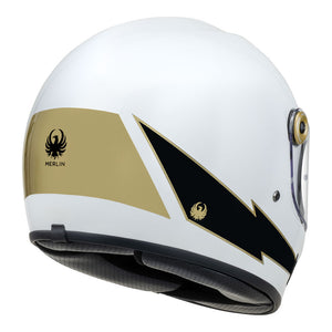 MERLIN Helmet Revival Flash Optic White L