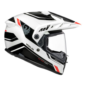 MERLIN Helmet Torres Block White/Red M