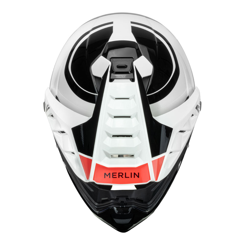 MERLIN Helmet Torres Block White/Red M