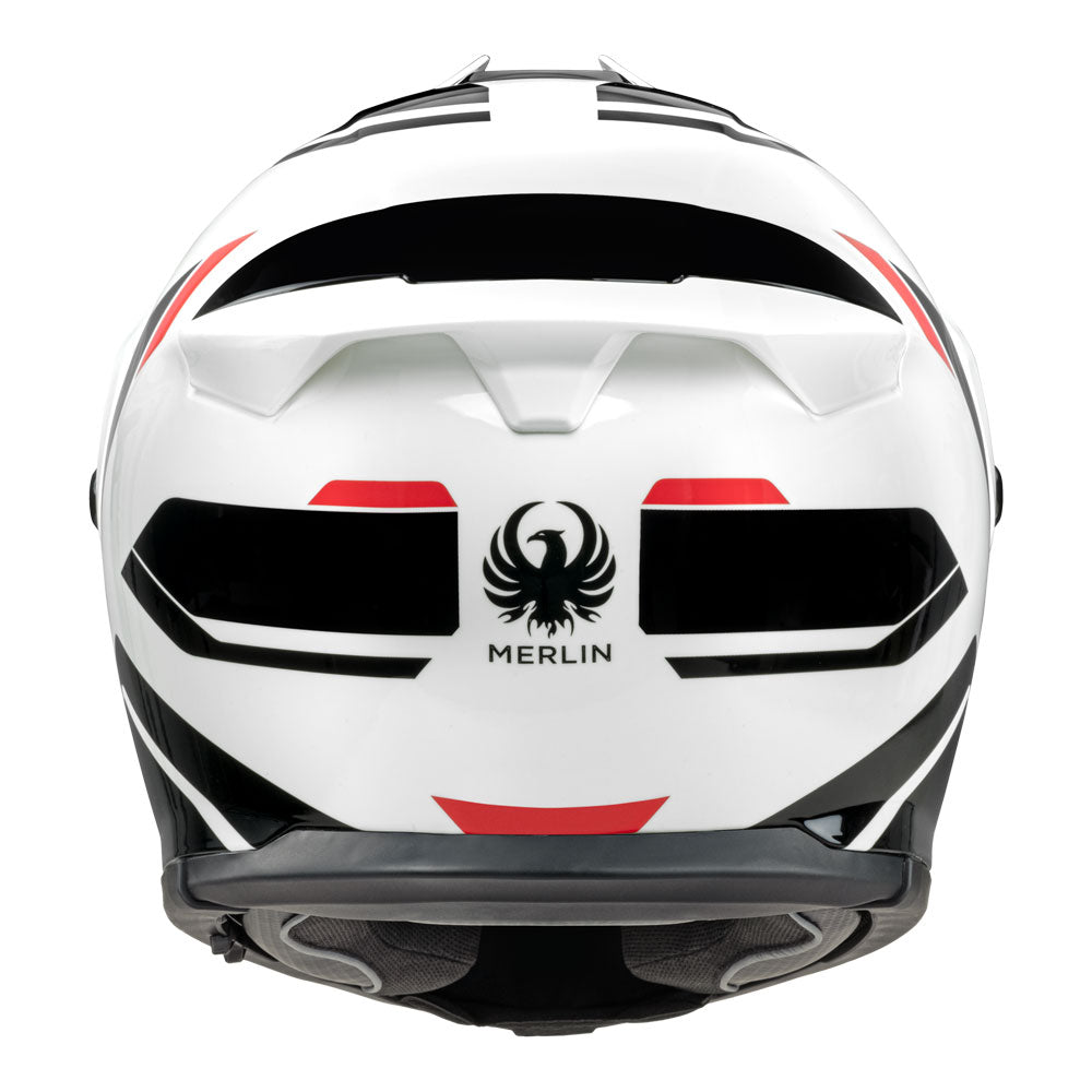 MERLIN Helmet Torres Block White/Red 2XL