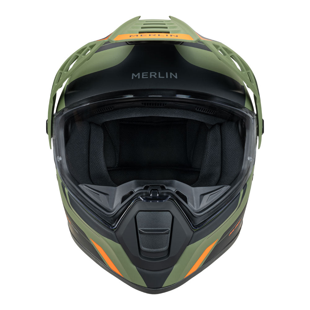 MERLIN Helmet Torres Block Matt/Green S