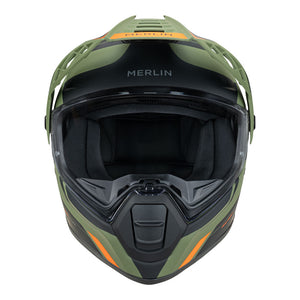 MERLIN Helmet Torres Block Matt/Green S