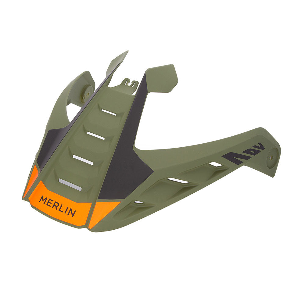 MERLIN Helmet Spares Peak Block Matt/Green
