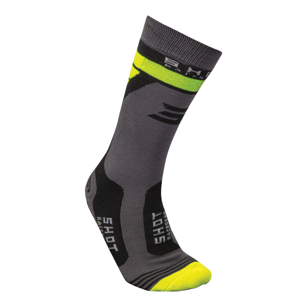 SHOT Socks Race 2.0 Neon Yellow 39-42