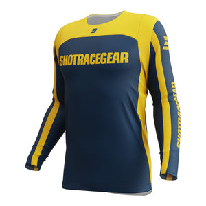 SHOT Jersey Contact Mythic Blue/Yellow M*