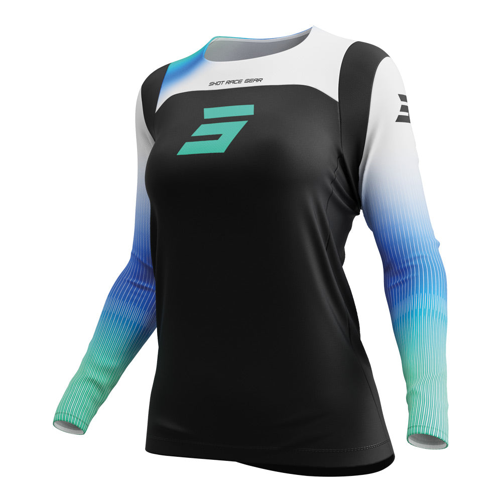 SHOT Jersey Contact Hera Blue Ladies XL*