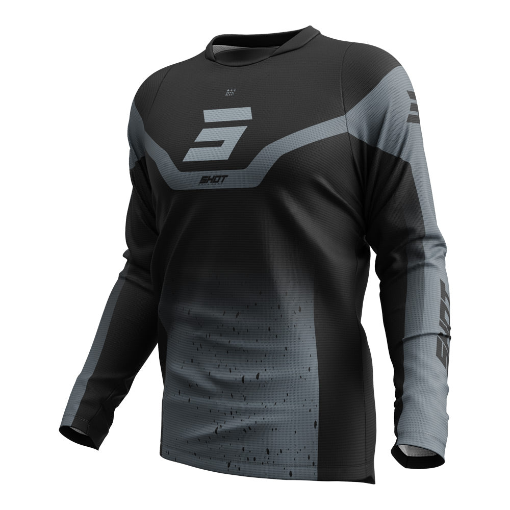SHOT Jersey Devo Blast Black/Grey S*