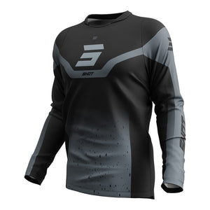 SHOT Jersey Devo Blast Black/Grey XL*