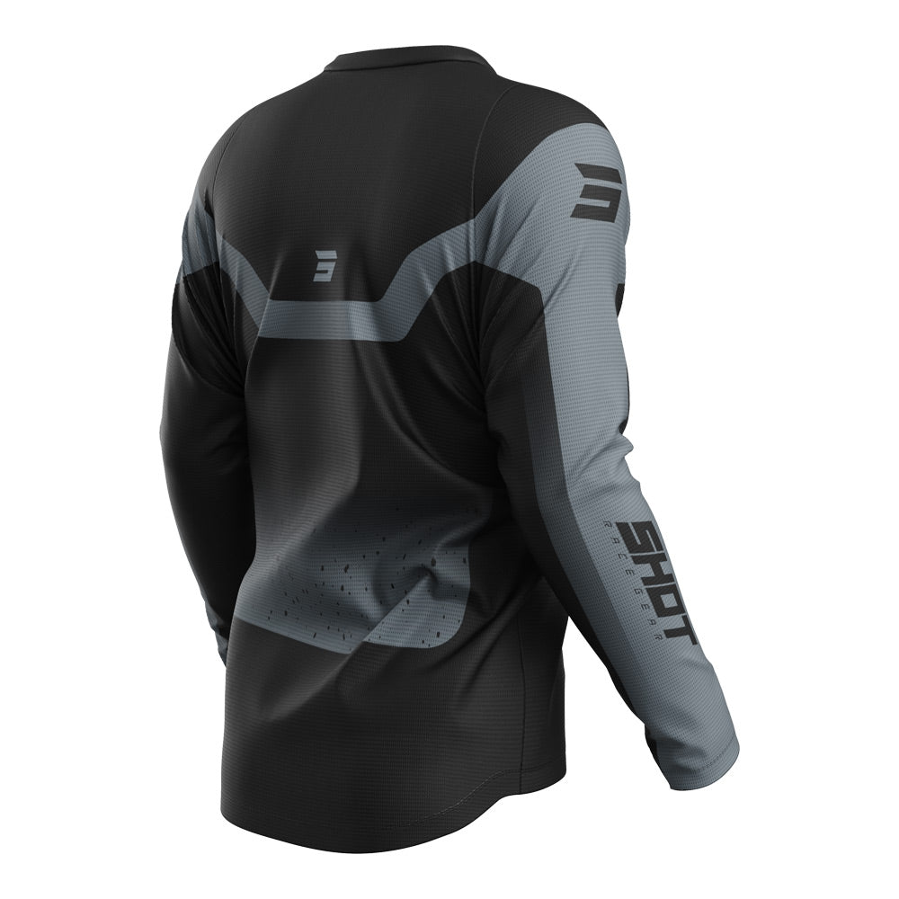 SHOT Jersey Devo Blast Black/Grey 3XL*
