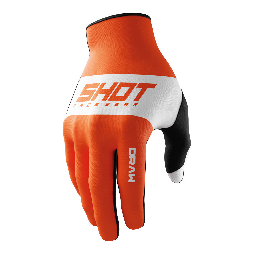 SHOT Gloves Draw Sky Orange 11/XL