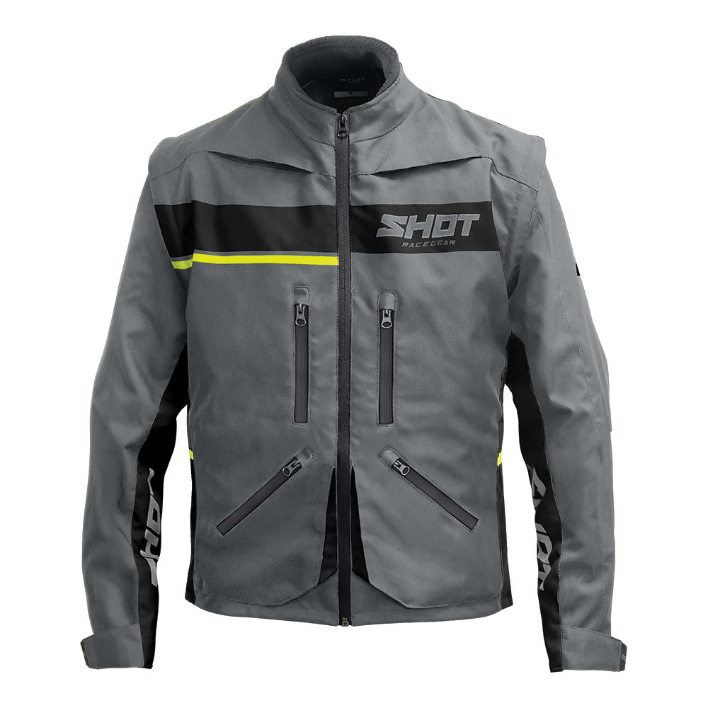 SHOT Jacket Contact Assault 2.0 Grey/Neon Yellow 3XL