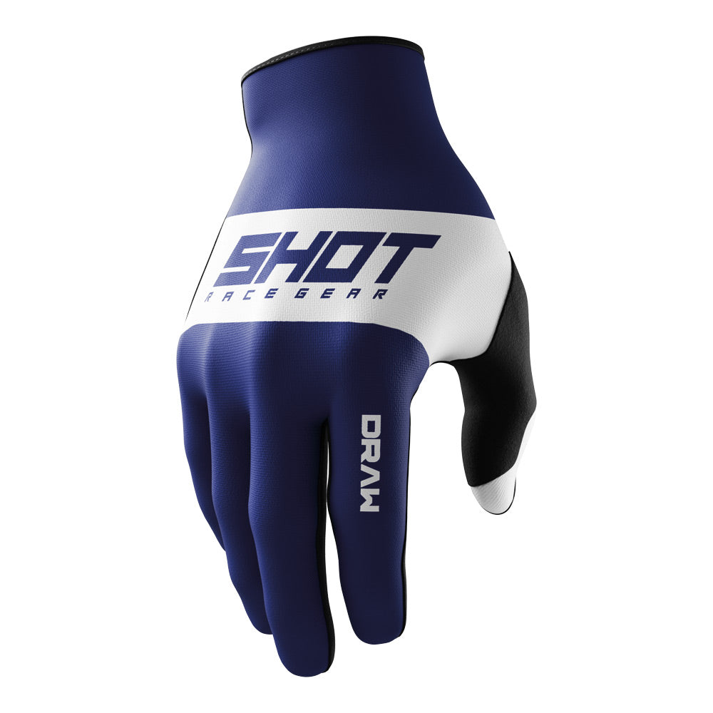 SHOT Kids Gloves Draw Sky Blue 8/9