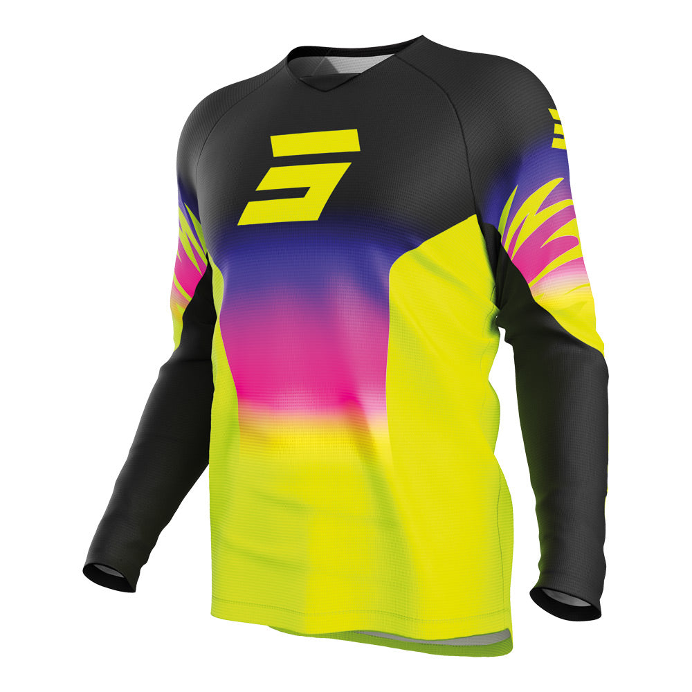 SHOT Kids Jersey Draw X-Treme Neon Yellow 4/5*