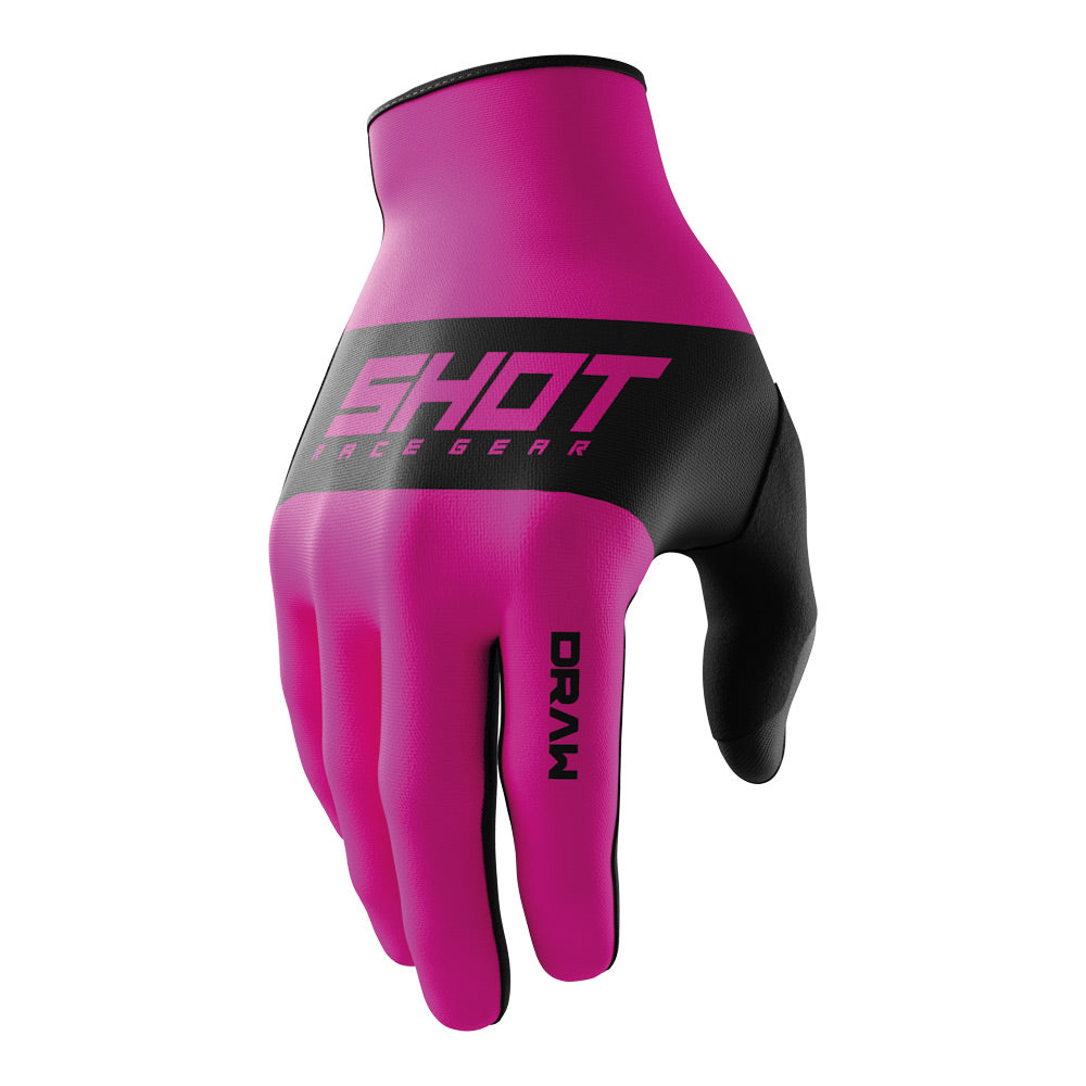 SHOT Kids Gloves Draw Sky Pink 10/11