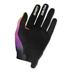 SHOT Kids Gloves Draw Shade Pink/Neon Yellow 12/13