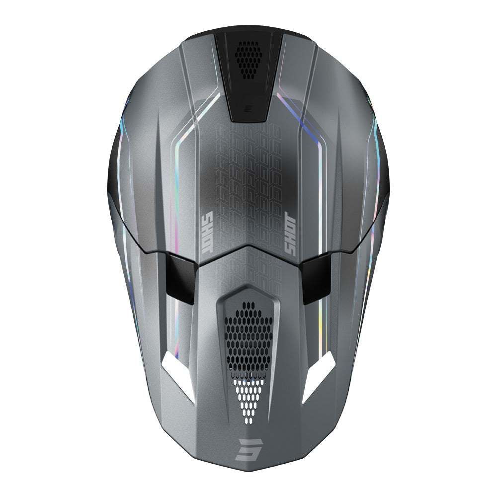 SHOT Helmet Lite Challenger Matt Holographic 2XL*