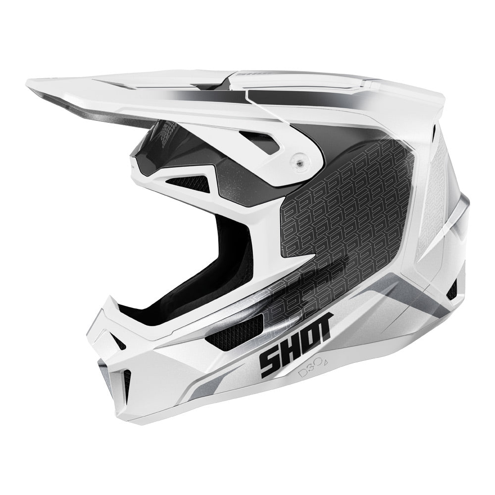 SHOT Helmet Lite Challenger Pearly Black/White S*