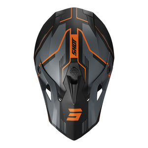 SHOT Helmet Pulse Lines Matt Black/Orange M