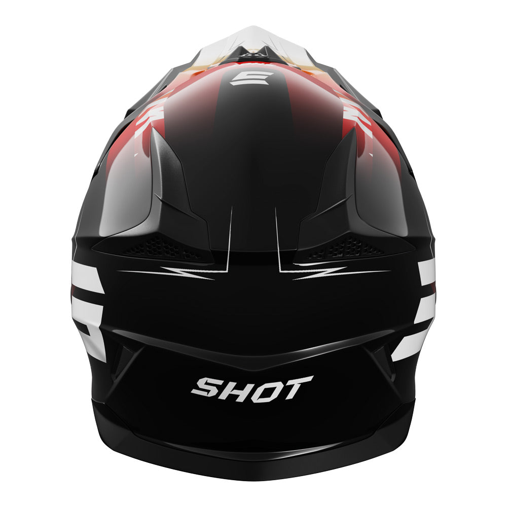 SHOT Kids Helmet Pulse X-Treme Glossy Orange/Red S