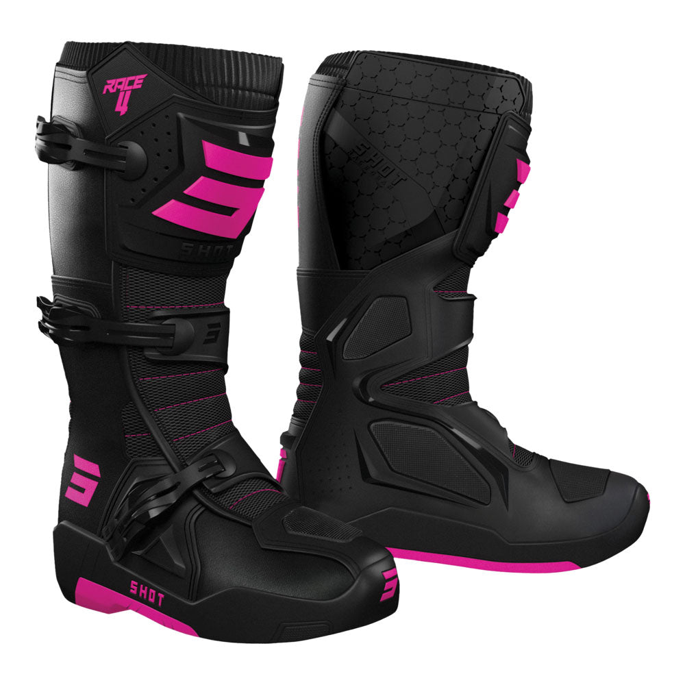 SHOT Boots Race 4 Adult Black/Pink 39/USW8