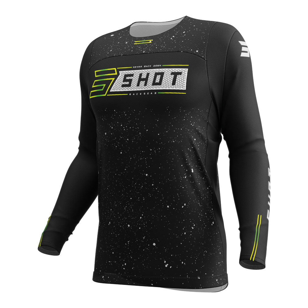 SHOT Jersey Contact Art Black M